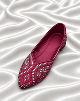 Stylish Crystal Pointed Toe Flats for Women