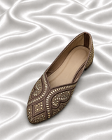 Stylish Crystal Pointed Toe Flats for Women