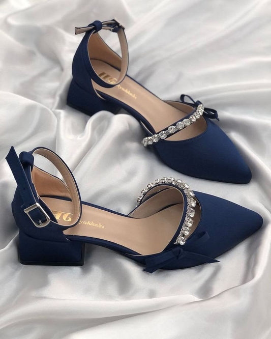 Sapphire Glow Party Heels