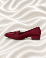 Classic Gold Buckle Loafers